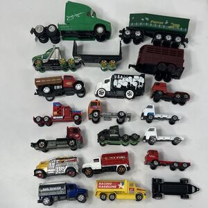 Hot Wheels Lionel Semi Trailer Truck Lot Hauler Fuel Gas Tanker Horse Transport